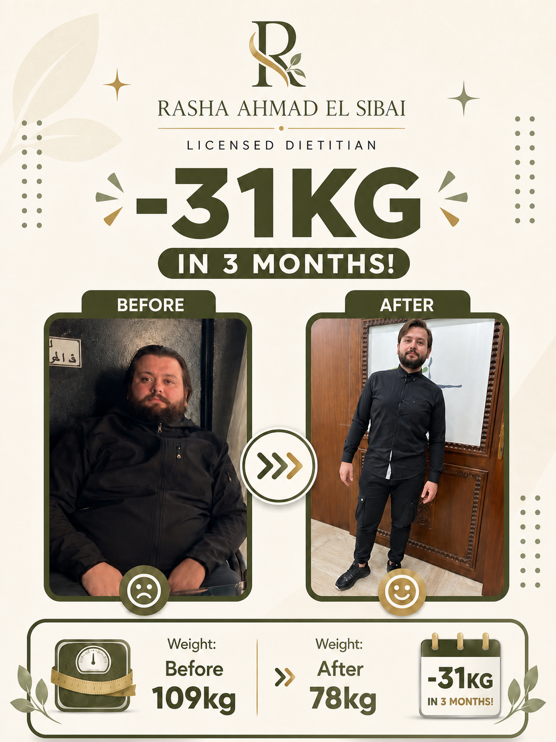 -31 Kg in 3 Months