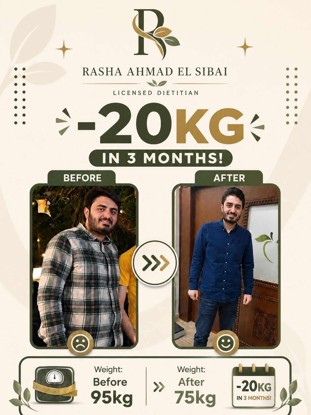 -20 KG in 3 months