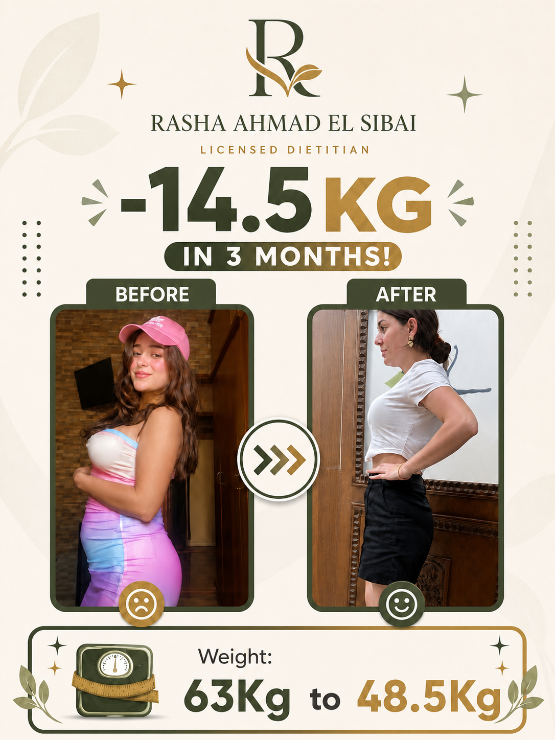 -14.5 KG in 3 months
